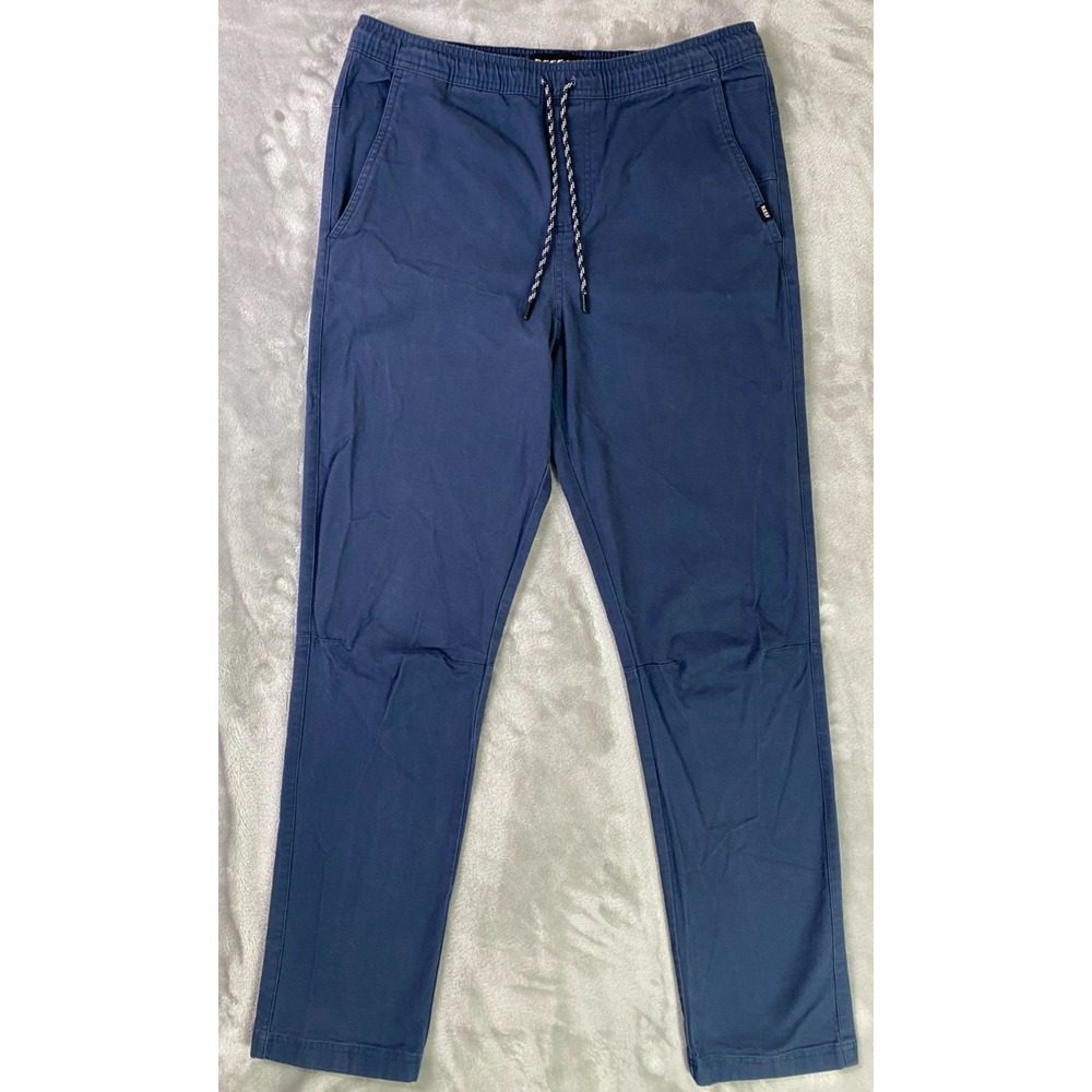 Reef Matthew Stretch Twill Chino Pants Men's Small Blue Jogger Casual Streetwear